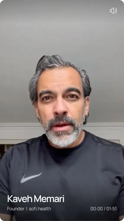 Kaveh Memari, sofi health
