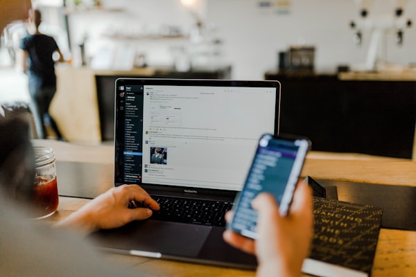 Mobile app development on smartphone